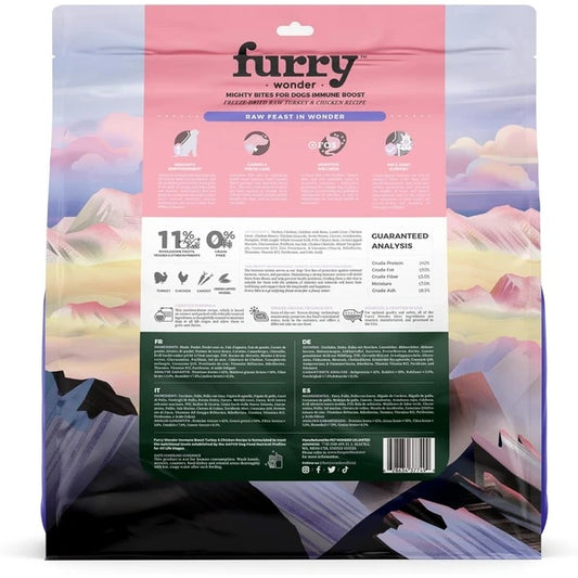FURRY WONDER Freeze Dried Dog Food, 16 Oz