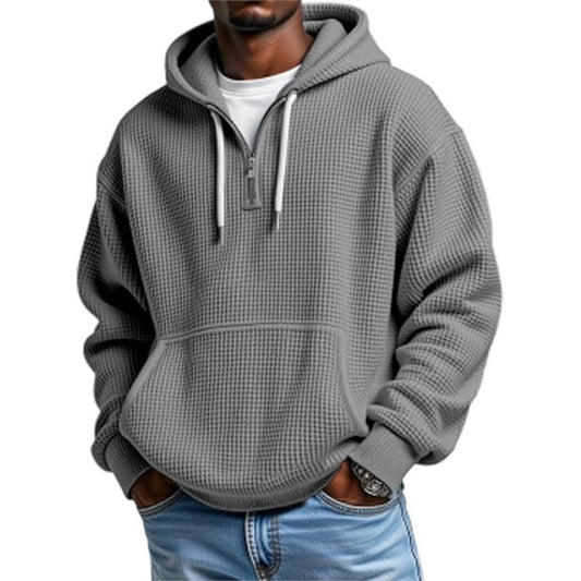 Men's Double Hood Zipper Hooded