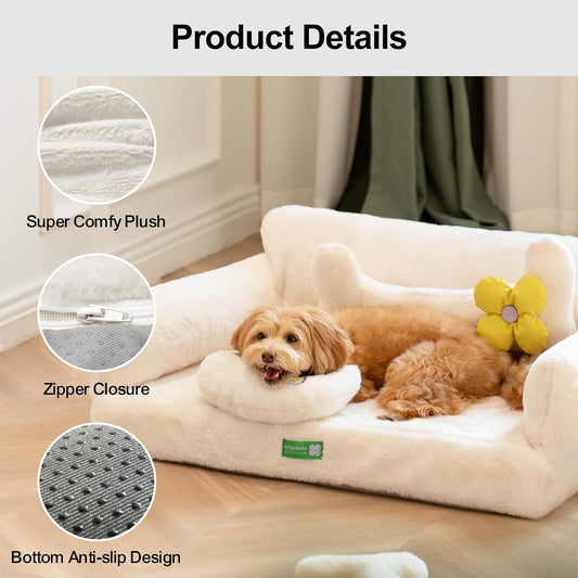 Orthopedic Dog Bed - With Removable Washable Cover