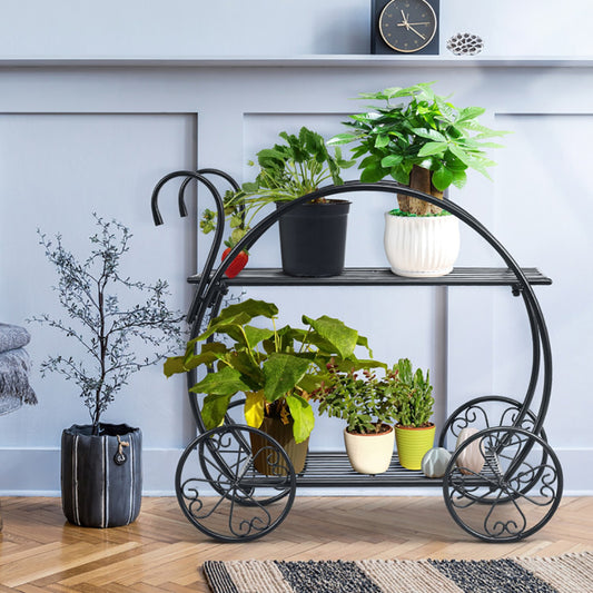Metal Flower Cart