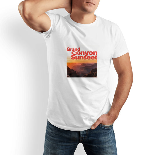 Grand Canyon Printed Men's Pure Cotton T-shirt
