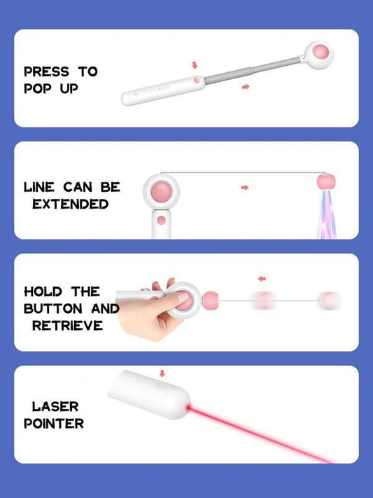 Cat Laser Teaser Wand