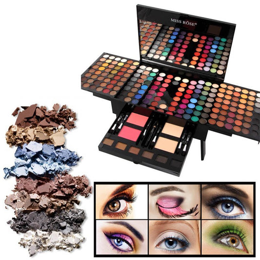 180 Colors Eyes Shadow Blush Palette Box