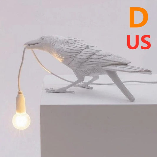Raven Bird Lamp | Decor