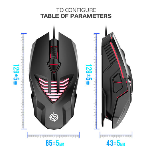 Gaming Computer Usb Wired Mouse