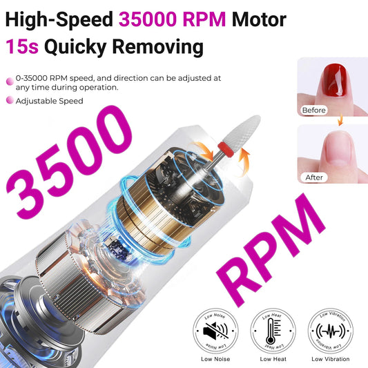 Portable Electric Nail Drill & Milling