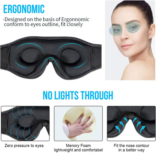 Wireless Call / Music Blackout Sleep Eye Mask