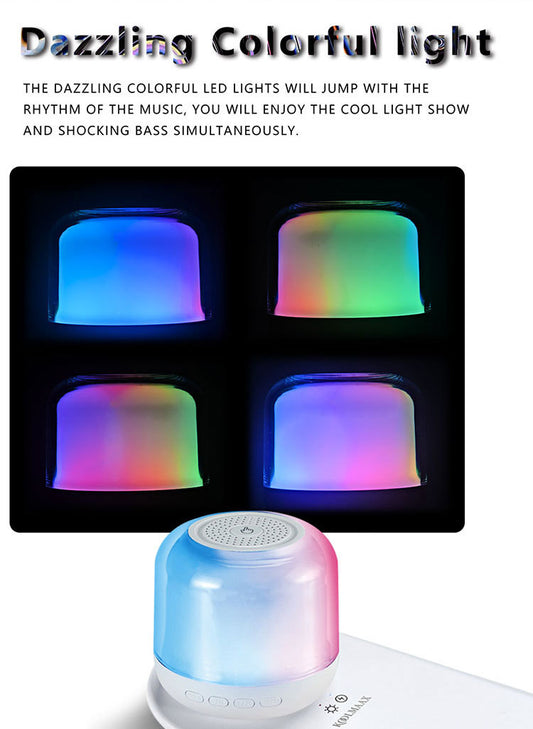 Wireless Charging Bluetooth Speaker Night Light