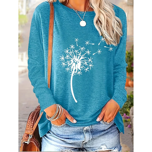 4 Packs Dandelion Graphic Tops