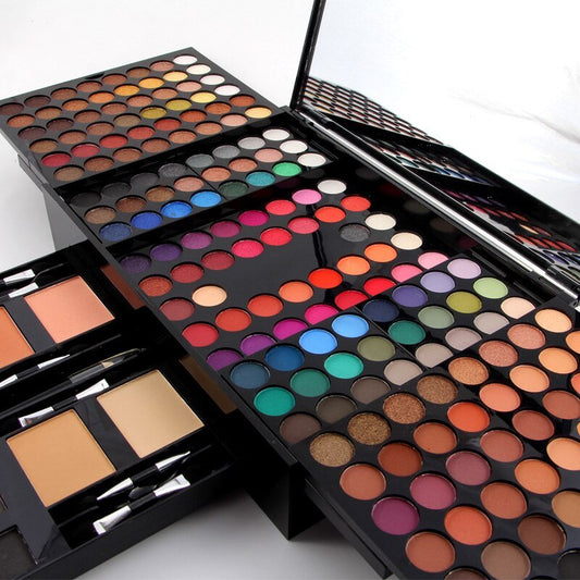 180 Colors Eyes Shadow Blush Palette Box