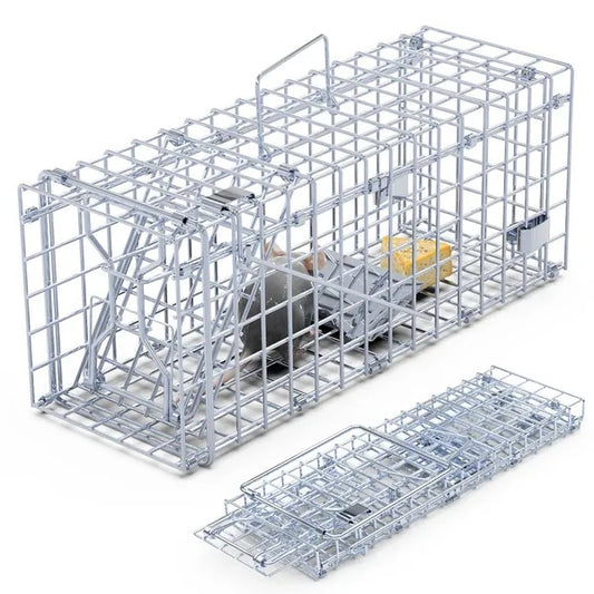 2Pcs Foldable Rat Trap Cage