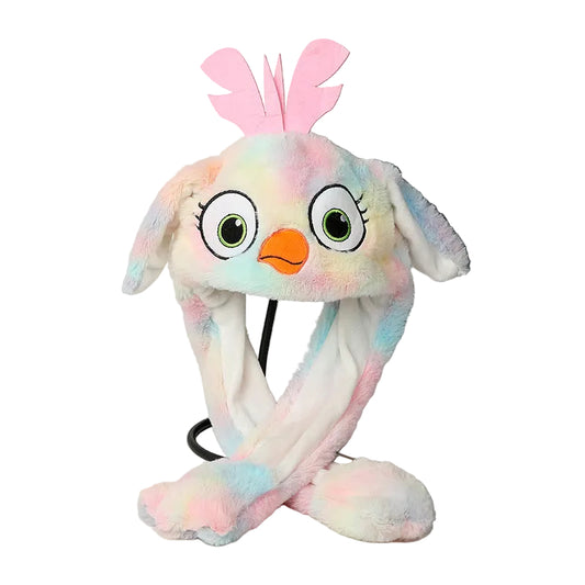 Plush Moving Ear Hat