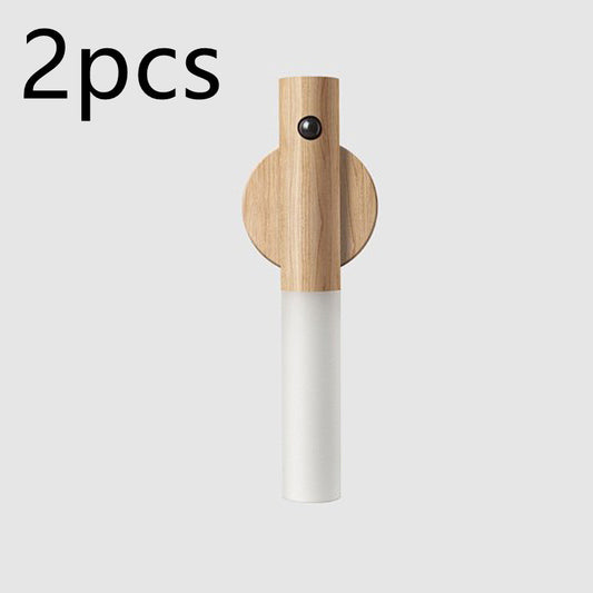 Smart LED Magnetic Wood Wireless Night Light