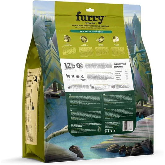 FURRY WONDER Freeze Dried Dog Food, 16 Oz