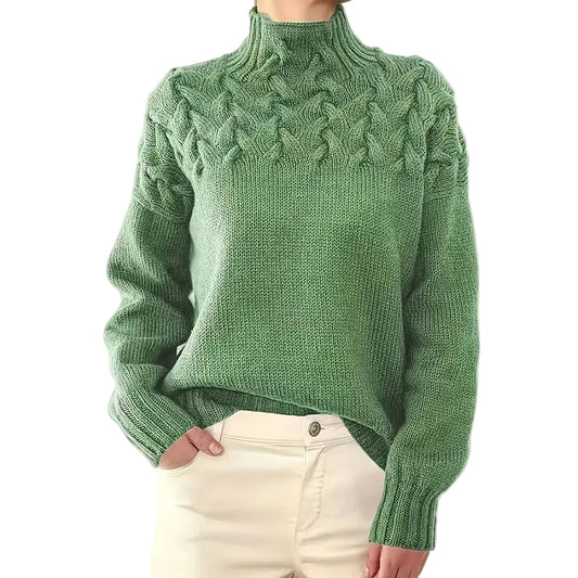 Plus Size Women's Turtleneck