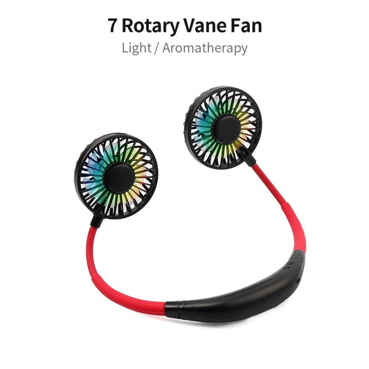 Portable Hanging Neckband Fan | USB Rechargeable