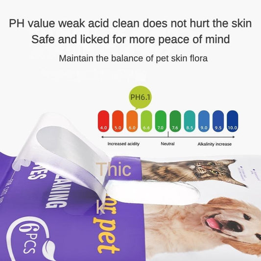 PET Cleaning Deo. Bathing Wipes