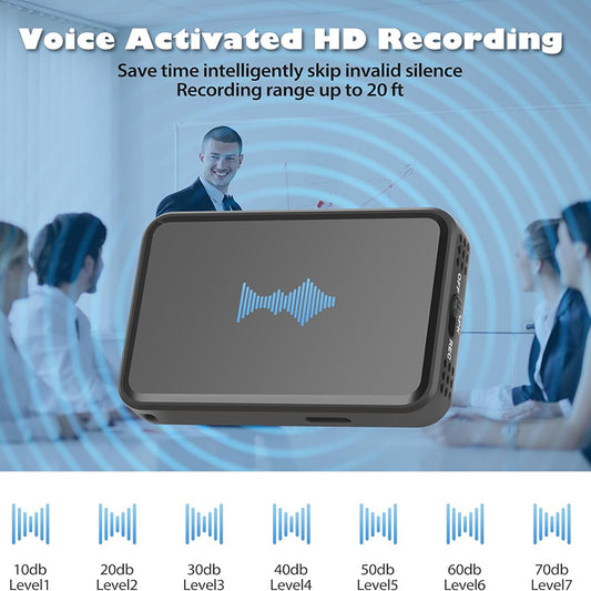 Magnetic Voice Activated Recorder Device,MP3
