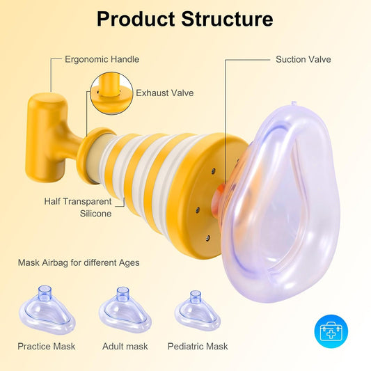 Folding First Aid Kit With 3 Sizes Of Masks