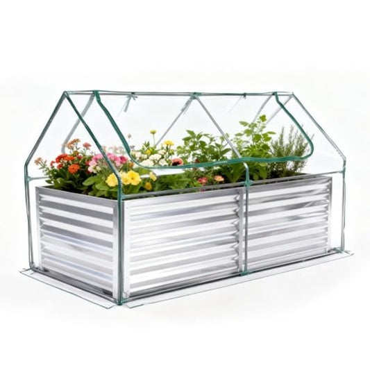 Greenhouse With 2 Zipper Doors