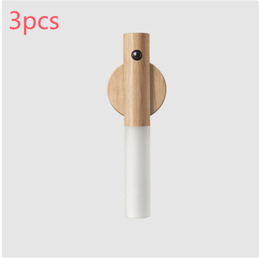 Smart LED Magnetic Wood Wireless Night Light