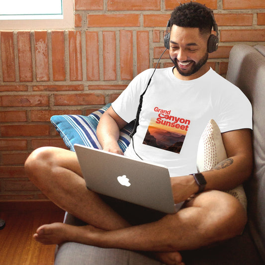 Grand Canyon Printed Men's Pure Cotton T-shirt