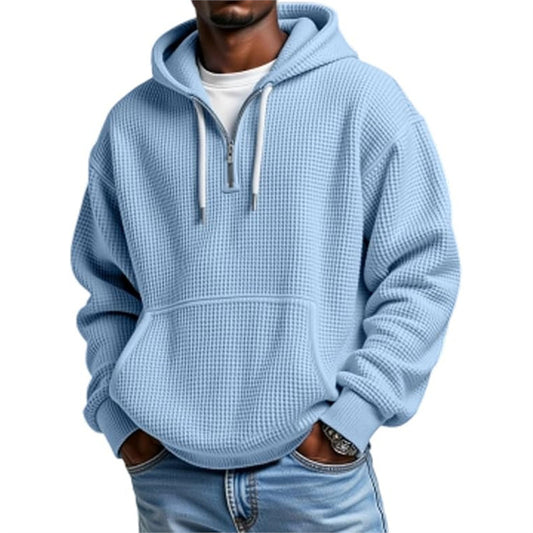 Men's Double Hood Zipper Hooded