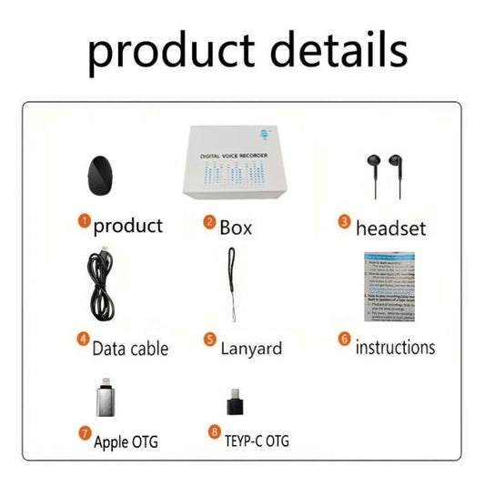 Miniature Voice Recorded