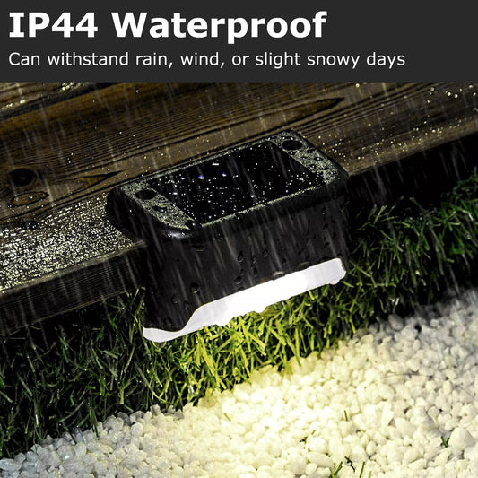 4x Solar Deck Lights | Outdoor