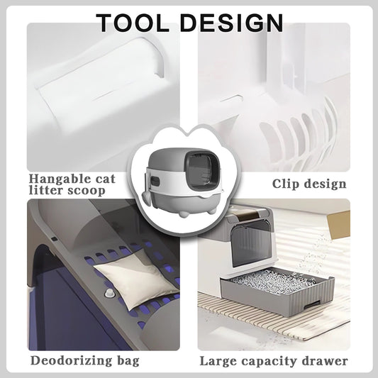 Splash Proof Cat Litter Box