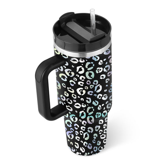 40 Oz Tumbler With Handle Straw
