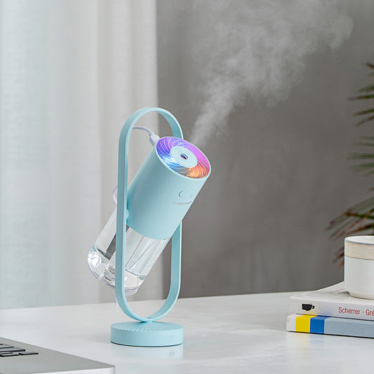 Magic Shadow™ USB Air Humidifier with Projection Night Light – Portable Quiet Mist Diffuser for Home, Bedroom, Office & Car