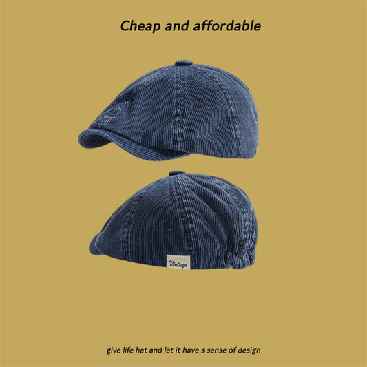 Corduroy Eight-panel Cap