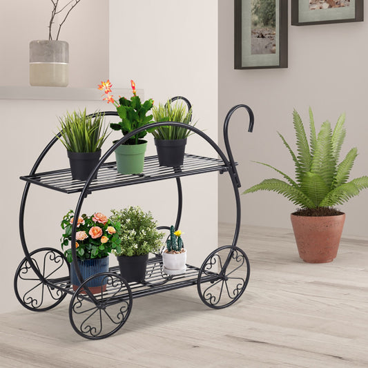 Metal Flower Cart