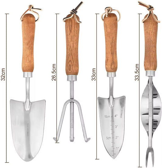 Wooden Handle Steel Gardening Tools