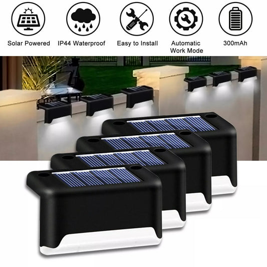 4x Solar Deck Lights | Outdoor