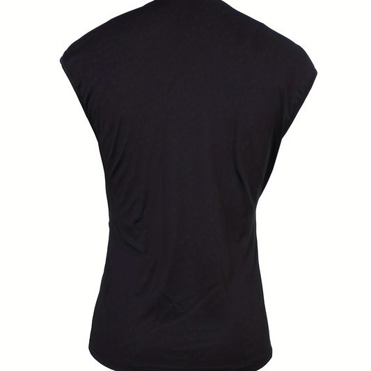 Women's Sleeveless Collar Top
