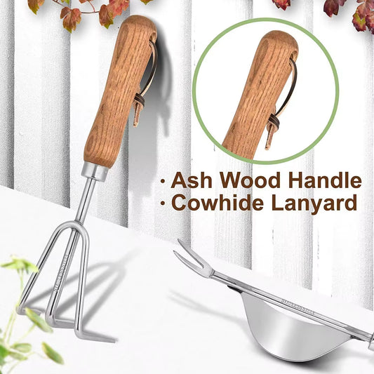 Wooden Handle Steel Gardening Tools