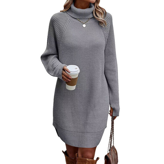Women's Turtleneck Sweater Dress
