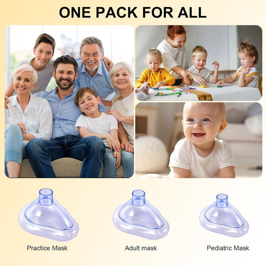 Folding First Aid Kit With 3 Sizes Of Masks