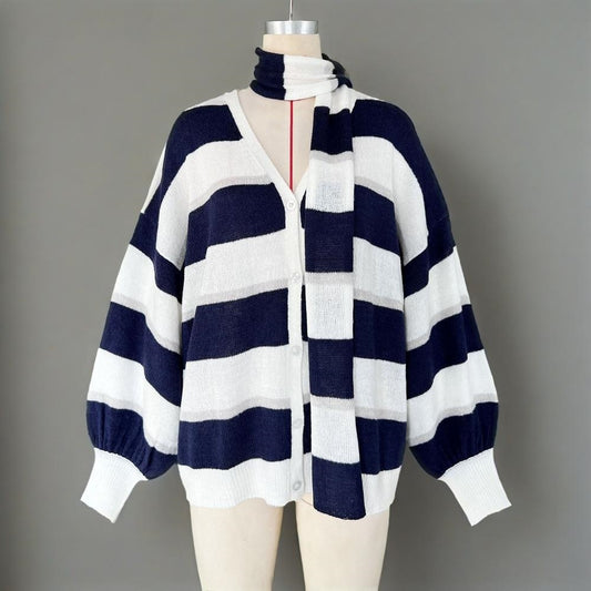 V Neck Open Front Button Up Loose Coats