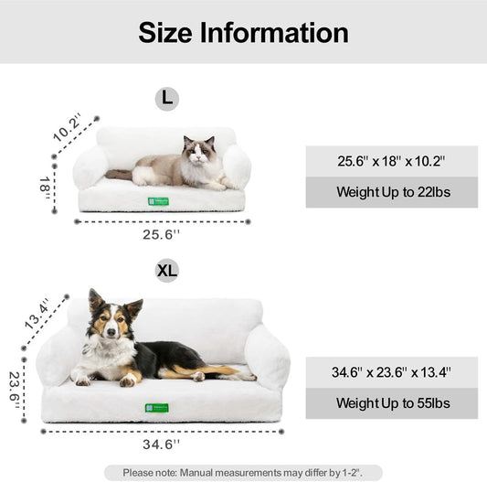 Orthopedic Dog Bed - With Removable Washable Cover
