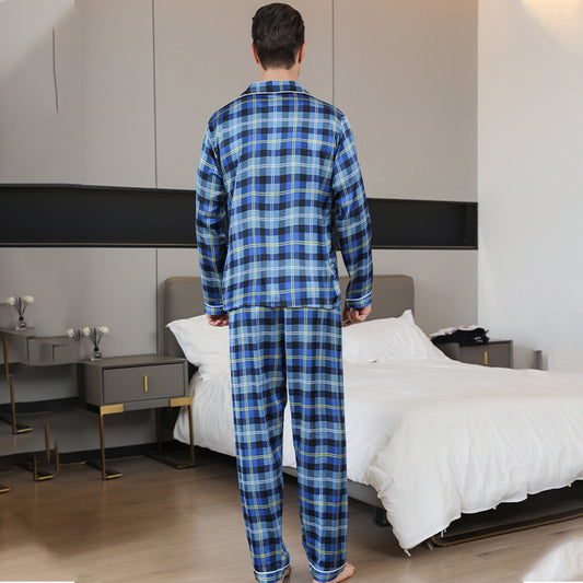 Ice Silk Men's Pajama Set