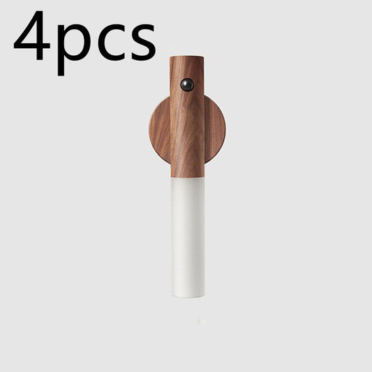 Smart LED Magnetic Wood Wireless Night Light