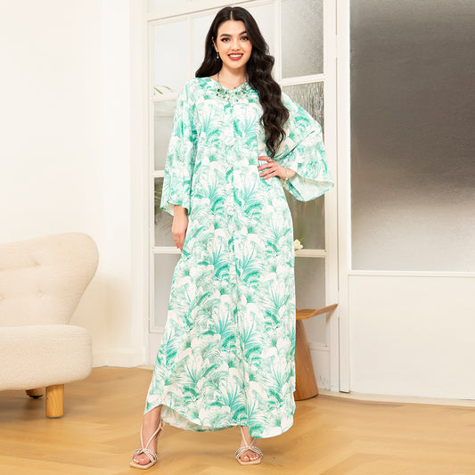 Holiday Style V-neck Long Dresses