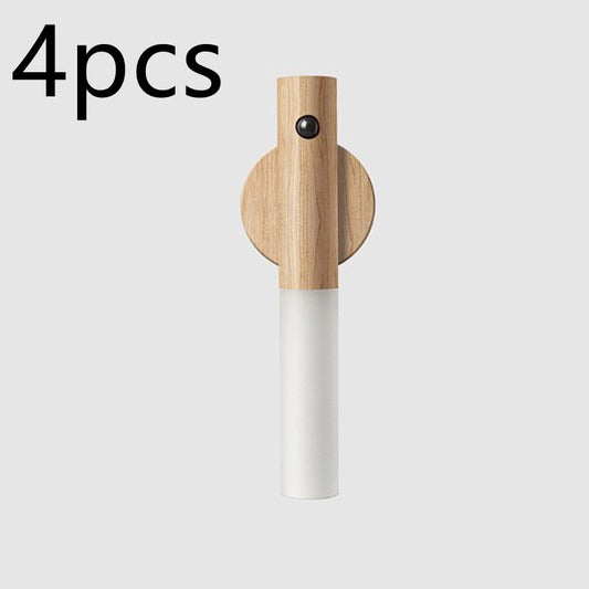 Smart LED Magnetic Wood Wireless Night Light
