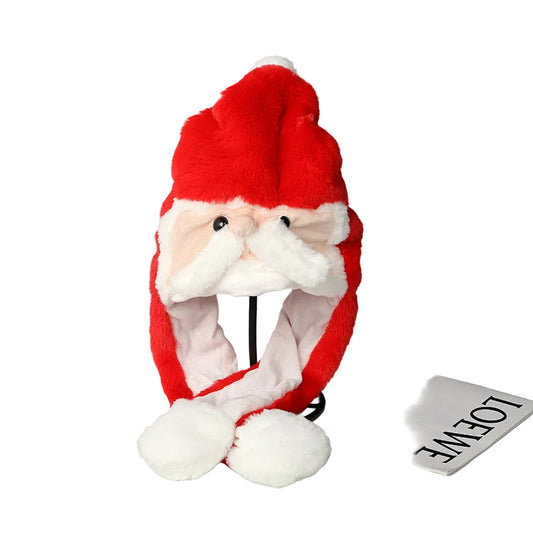Plush Moving Ear Hat