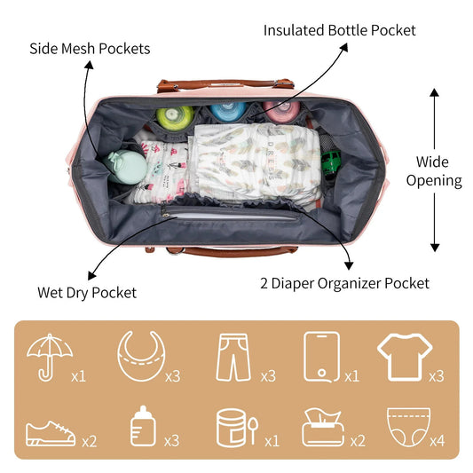 Travel Duffel Bag For Women | 3Pcs Set