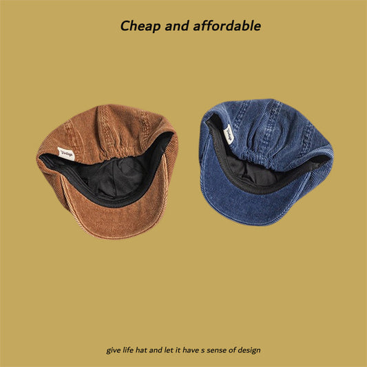 Corduroy Eight-panel Cap