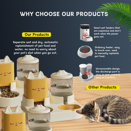 Pet Feeding & Water Feeder